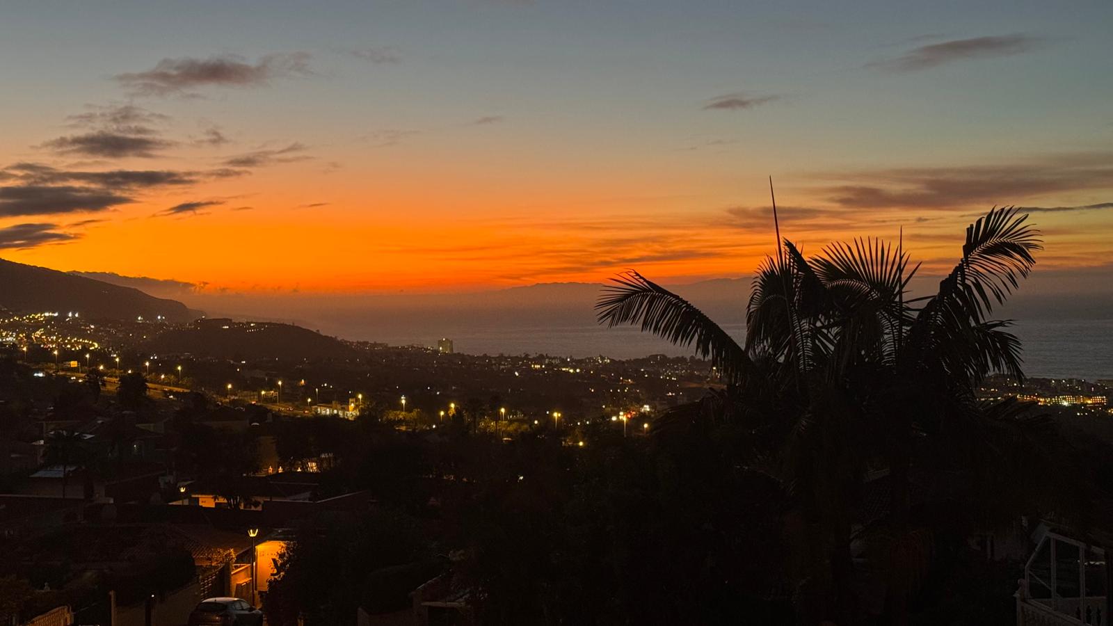 Sunset Views of La Palma from La Orotava: Tenerife’s Hidden Spectacle